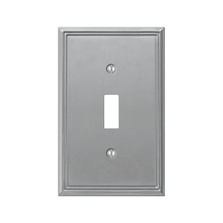 Wormhole 1 Toggle Metro Brushed Nickel Wallplate WO3304754